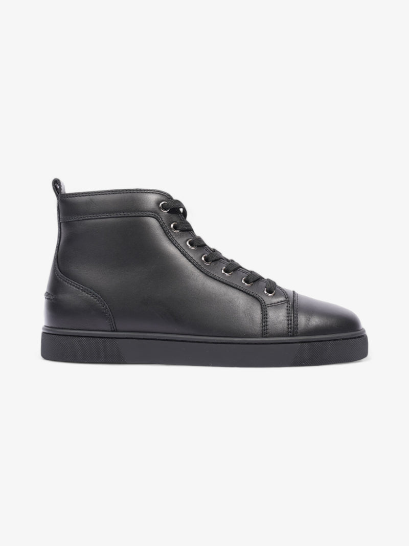  Christian Louboutin Louis Orlato High-top Sneakers Black Leather EU 40 UK 6
