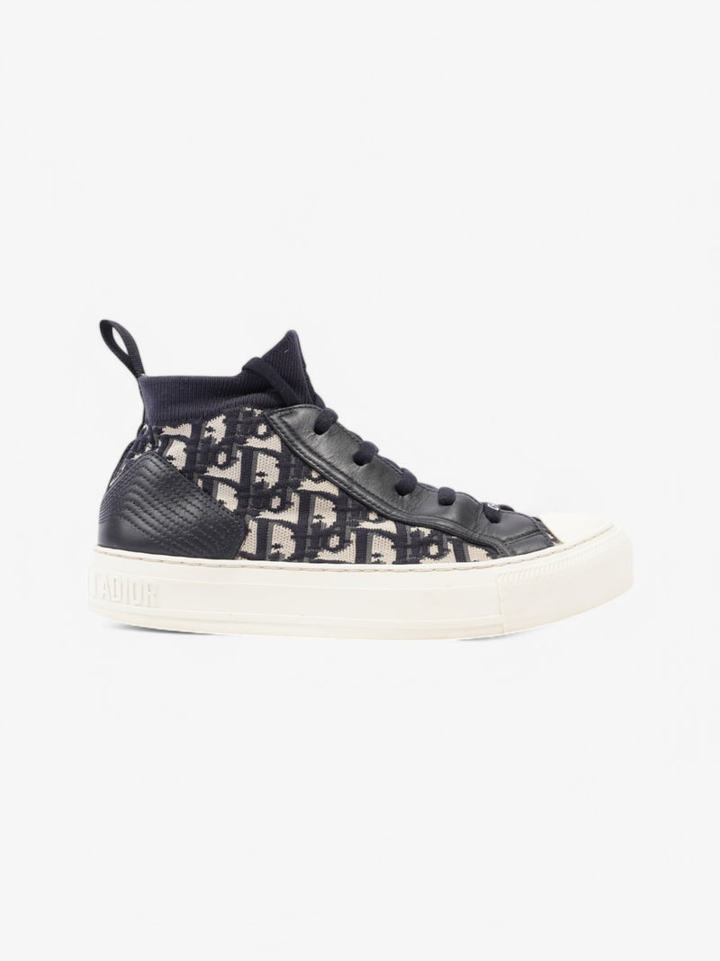  Christian Dior Walk'n'Dior Sneaker  Navy / White Leather EU 37.5 UK 4.5