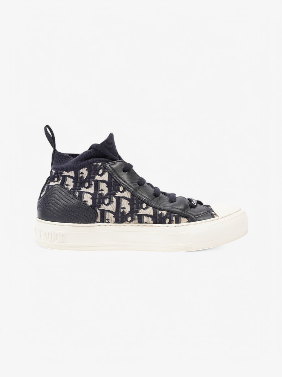 Christian Dior Walk'n'Dior Sneaker  Navy / White Leather EU 37.5 UK 4.5 Image 4