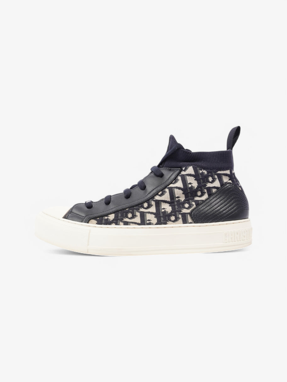 Christian Dior Walk'n'Dior Sneaker  Navy / White Leather EU 37.5 UK 4.5 Image 5