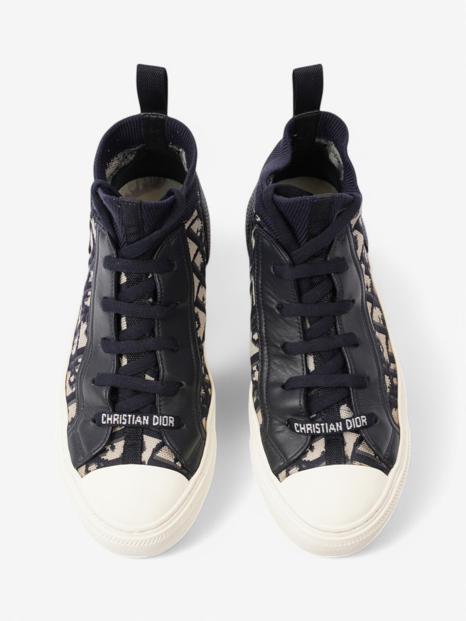 Christian Dior Walk'n'Dior Sneaker  Navy / White Leather EU 37.5 UK 4.5 Image 8