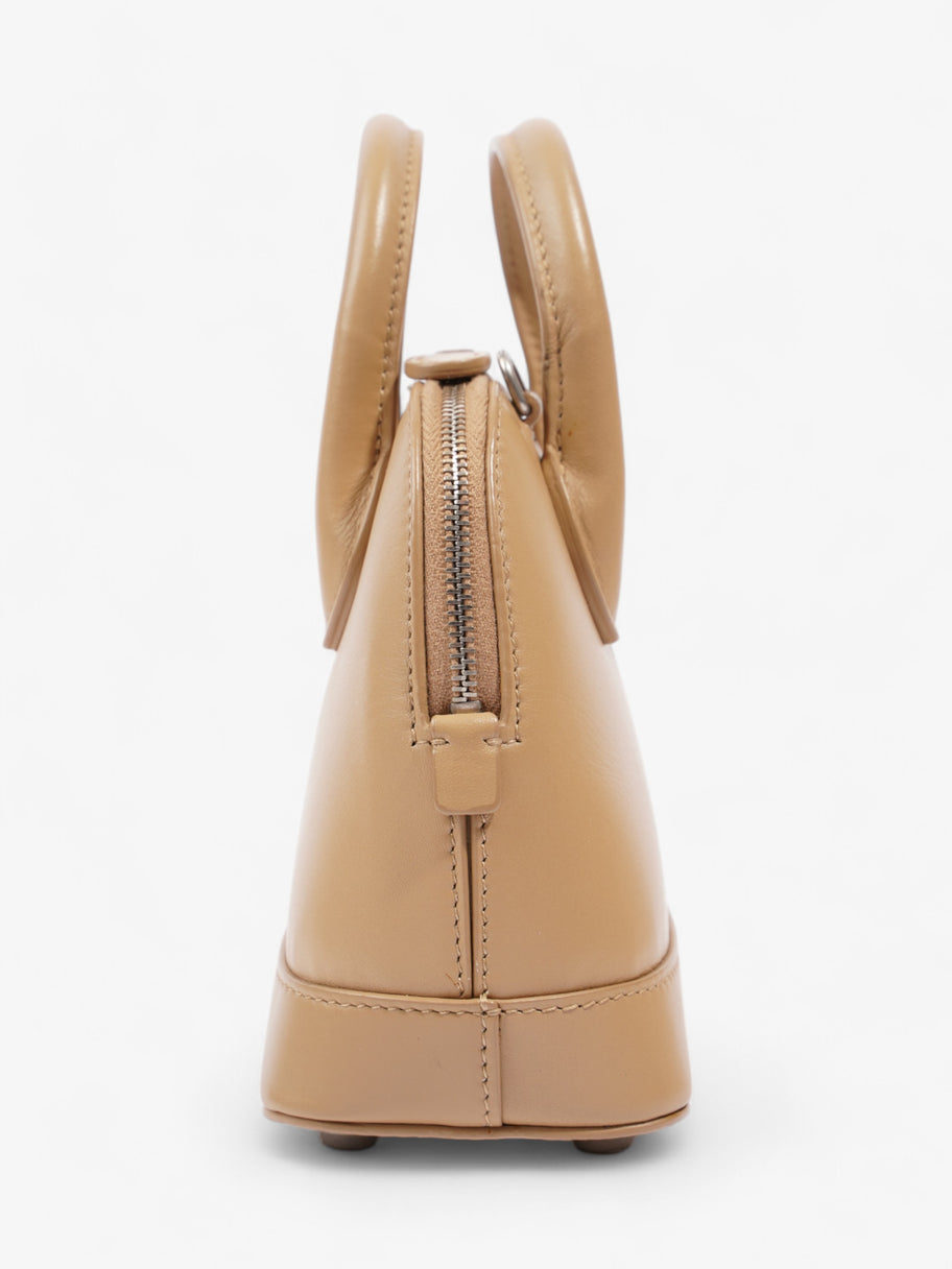 Balenciaga Happy Sad Ville Top Handle Light Brown / Black Calfskin Leather XXS Image 3