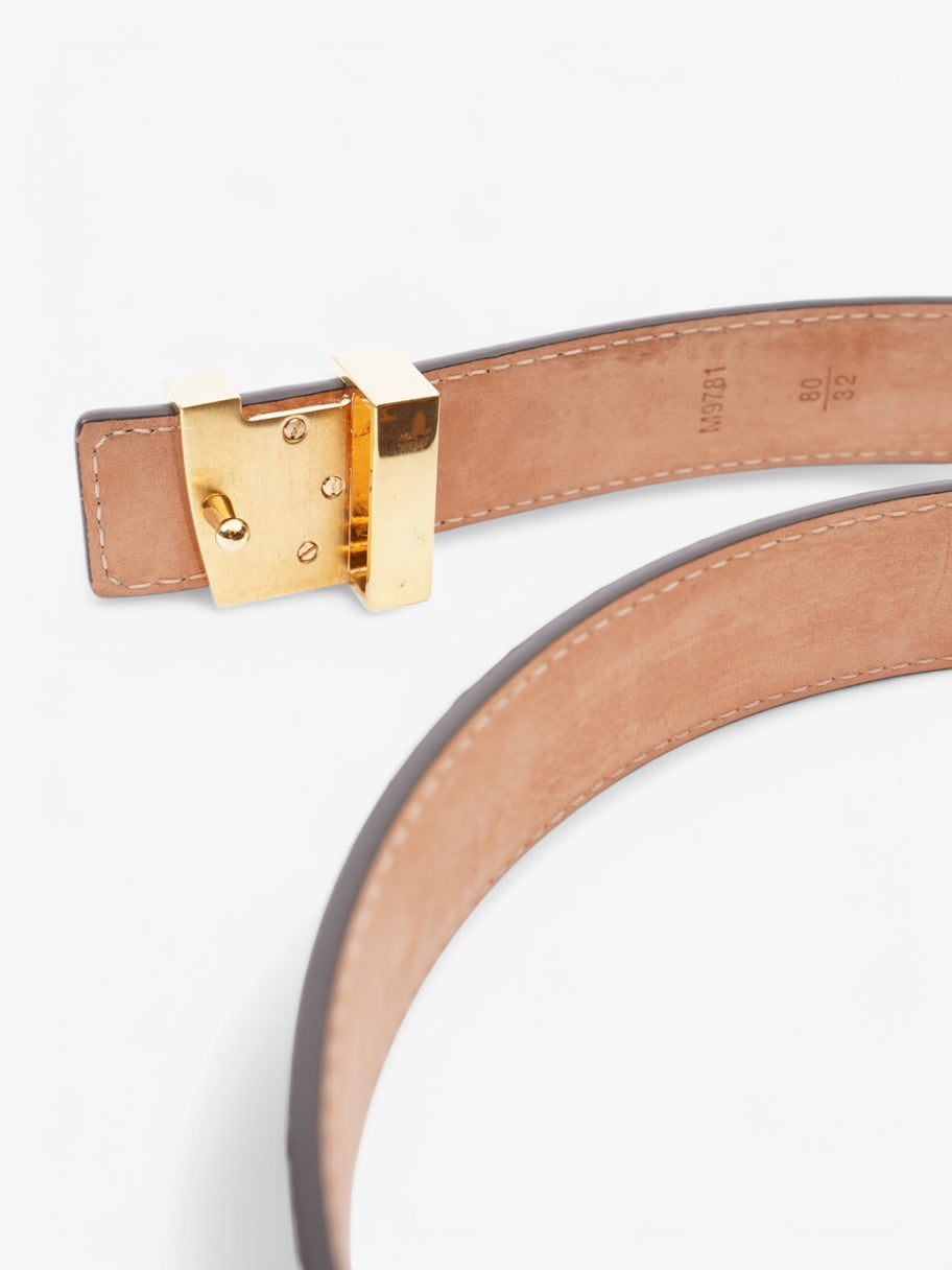 Louis Vuitton Initials 20mm Belt Monogram Coated Canvas 80cm 32