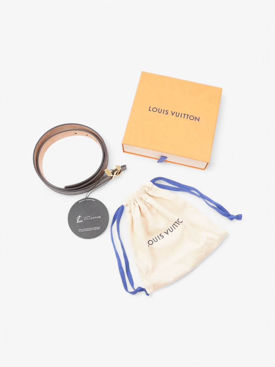 Louis Vuitton Initials 20mm Belt Monogram Coated Canvas 80cm 32