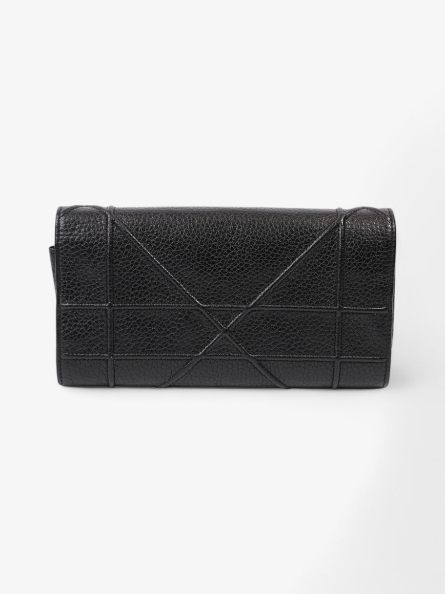 Christian Dior Diorama Wallet On Chain Black Calfskin Leather Image 4