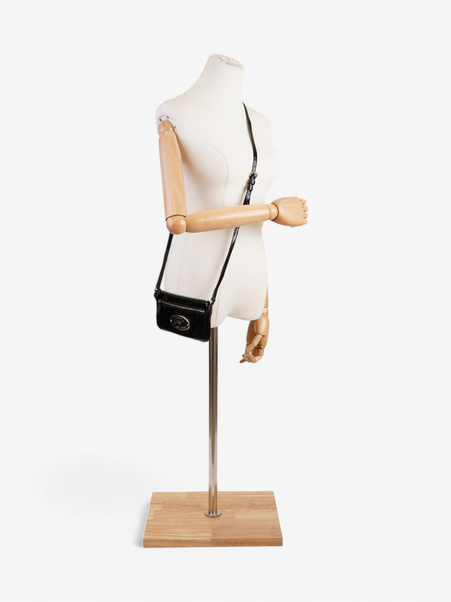 Mulberry Bayswater Crossbody Bag Black Patent Leather Image 2