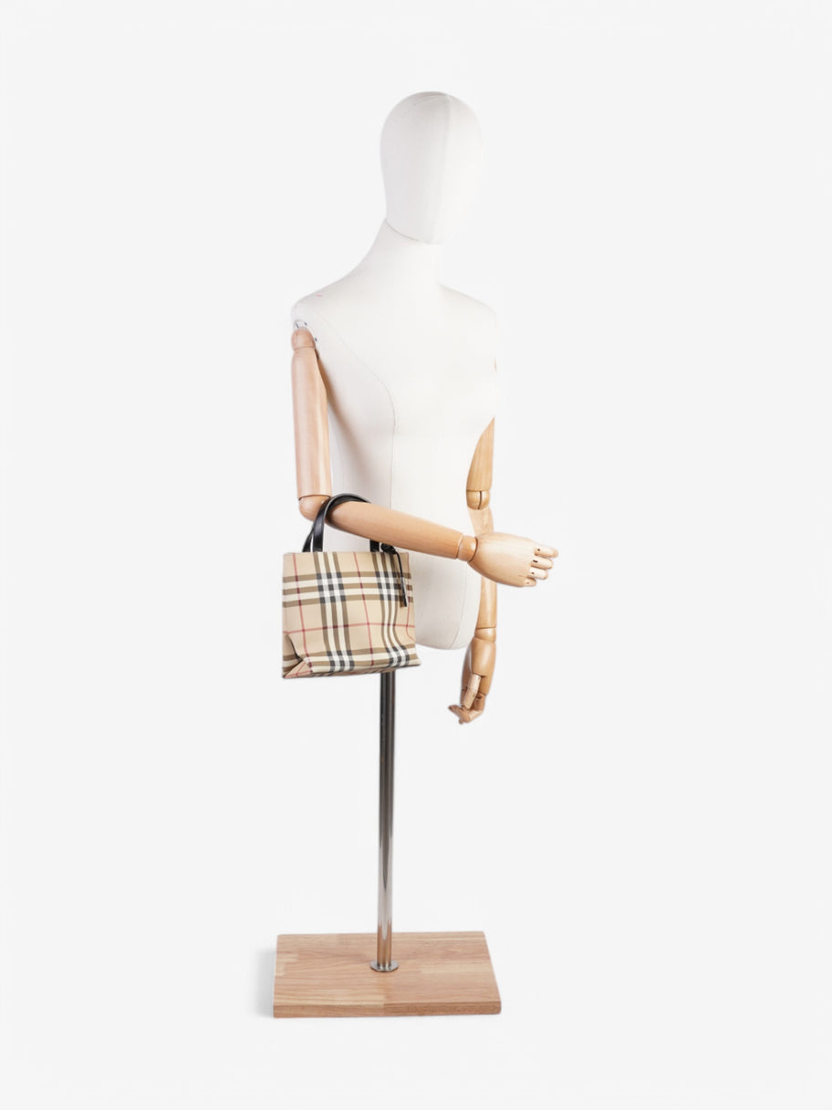 Burberry Check Handbag Nova Check Coated Canvas Image 2