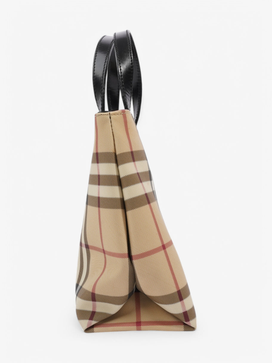 Burberry Check Handbag Nova Check Coated Canvas Image 3