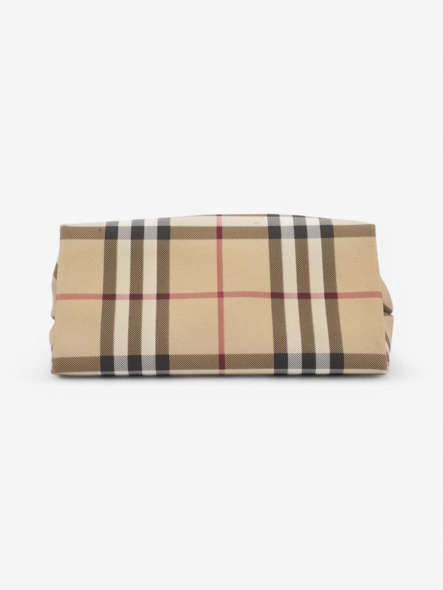 Burberry Check Handbag Nova Check Coated Canvas Image 6