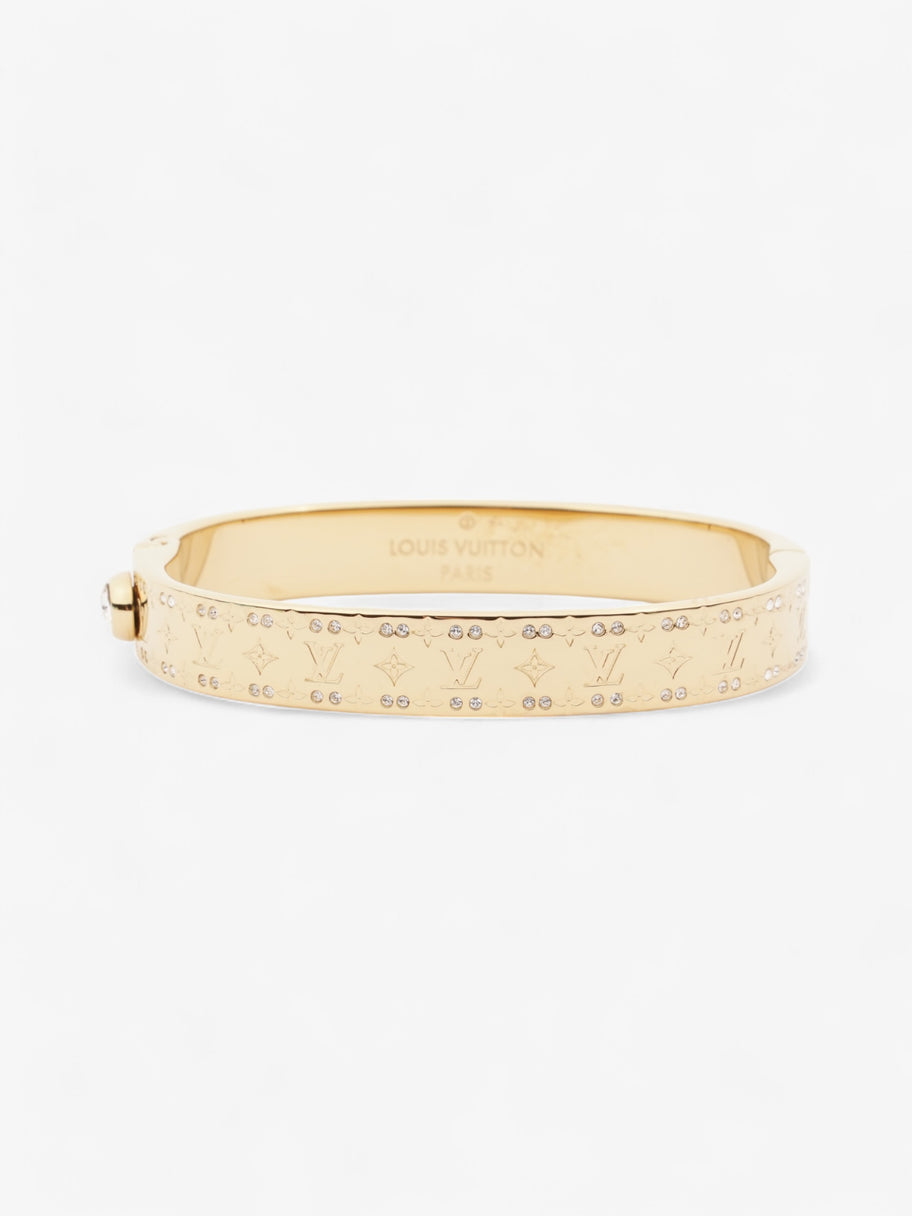 Louis Vuitton Nanogram Cuff Gold Base Metal S Image 1