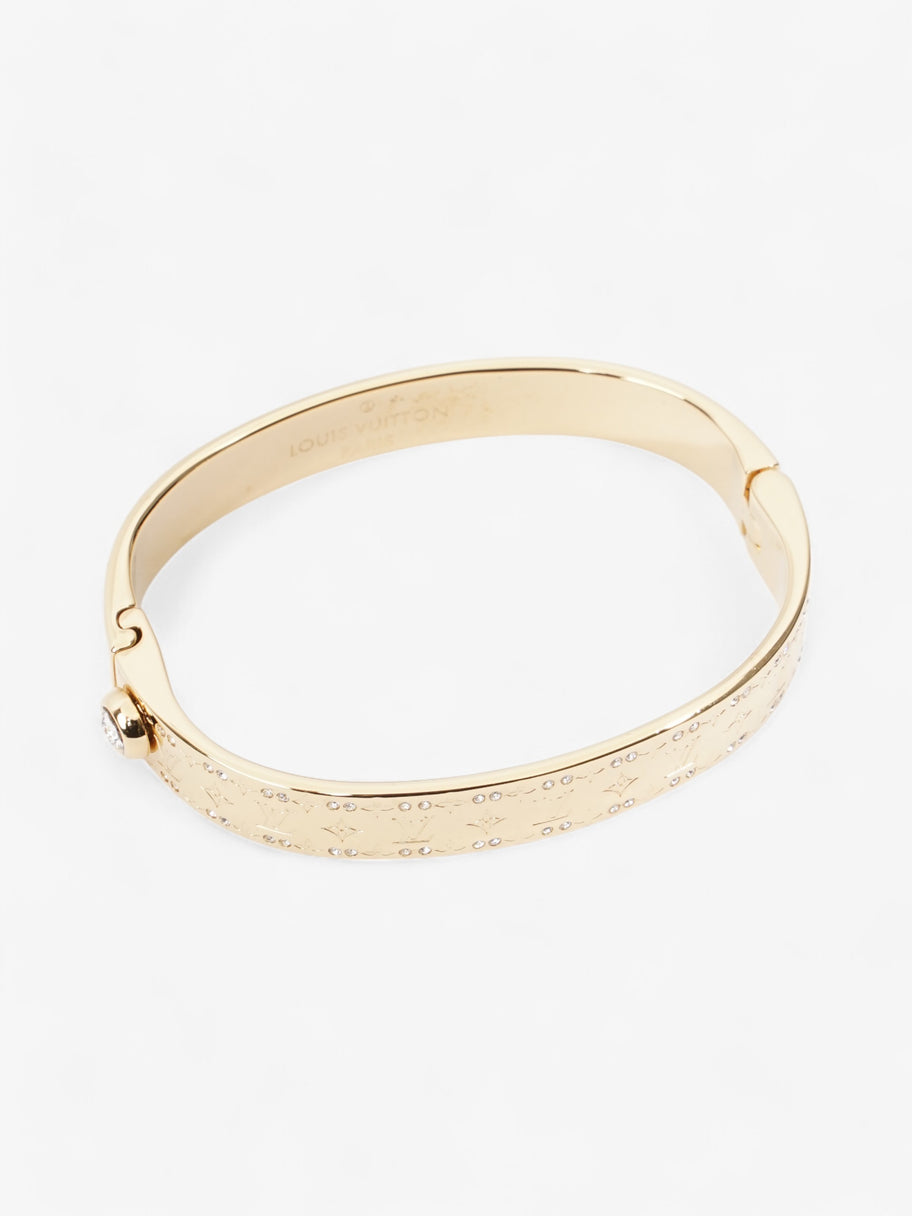 Louis Vuitton Nanogram Cuff Gold Base Metal S Image 3