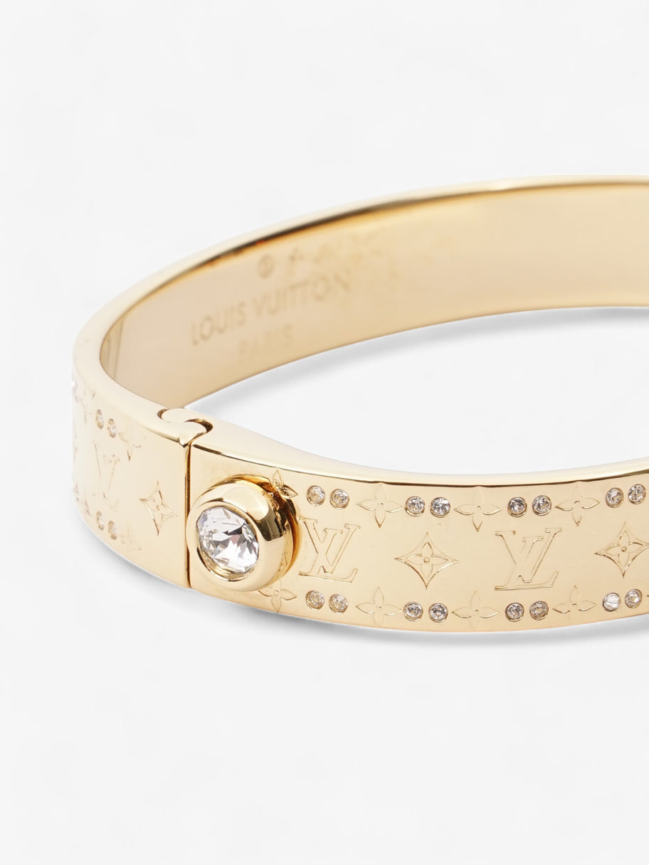 Louis Vuitton Nanogram Cuff Gold Base Metal S Image 5