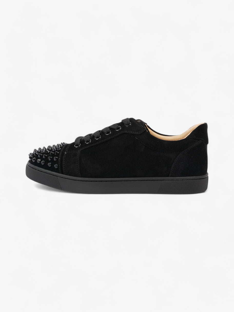 Christian Louboutin Vieira Spikes Sneakers Black Suede EU 38 UK 5 Image 5