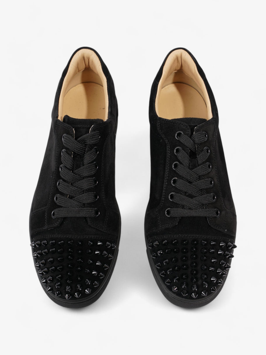 Christian Louboutin Vieira Spikes Sneakers Black Suede EU 38 UK 5 Image 8