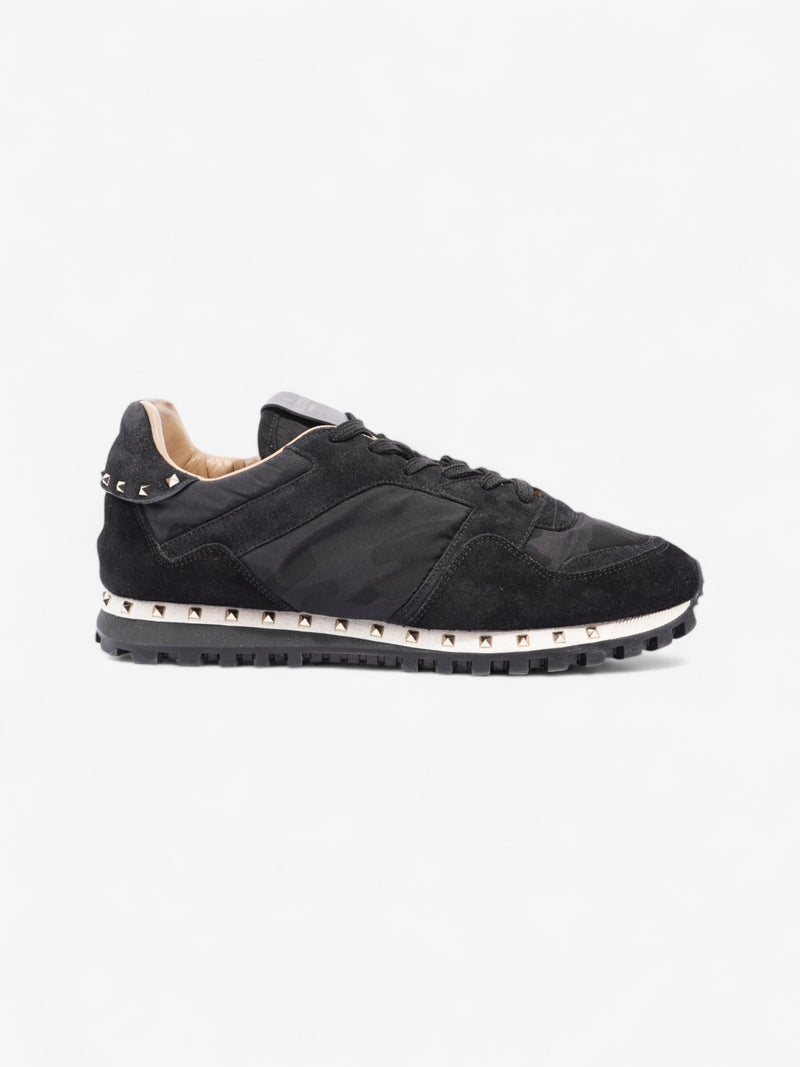  Valentino Rockstud Runner Black Suede EU 43 UK 9