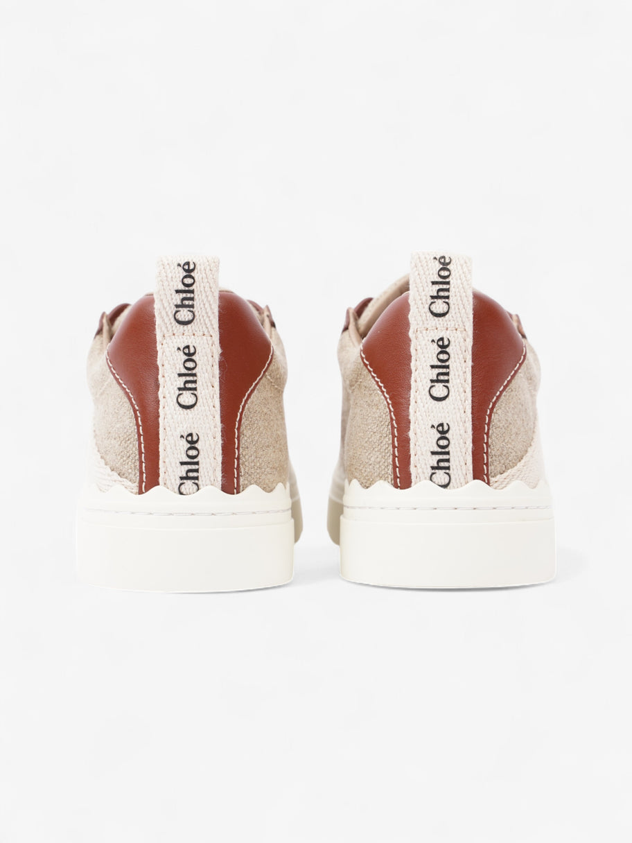 Chloe Lauren Sneakers Beige  / Brown Cotton EU 39 UK 6 Image 6