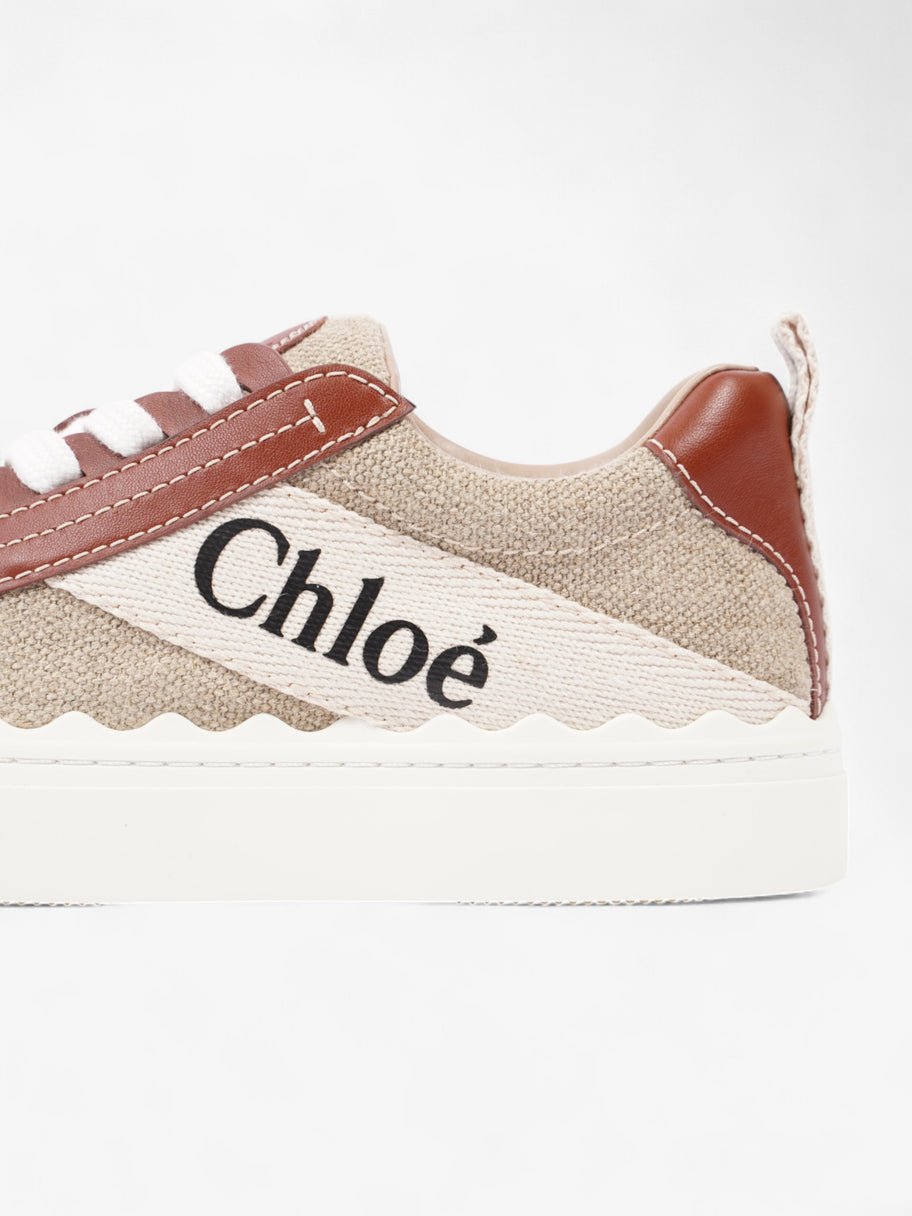 Chloe Lauren Sneakers Beige  / Brown Cotton EU 39 UK 6 Image 9