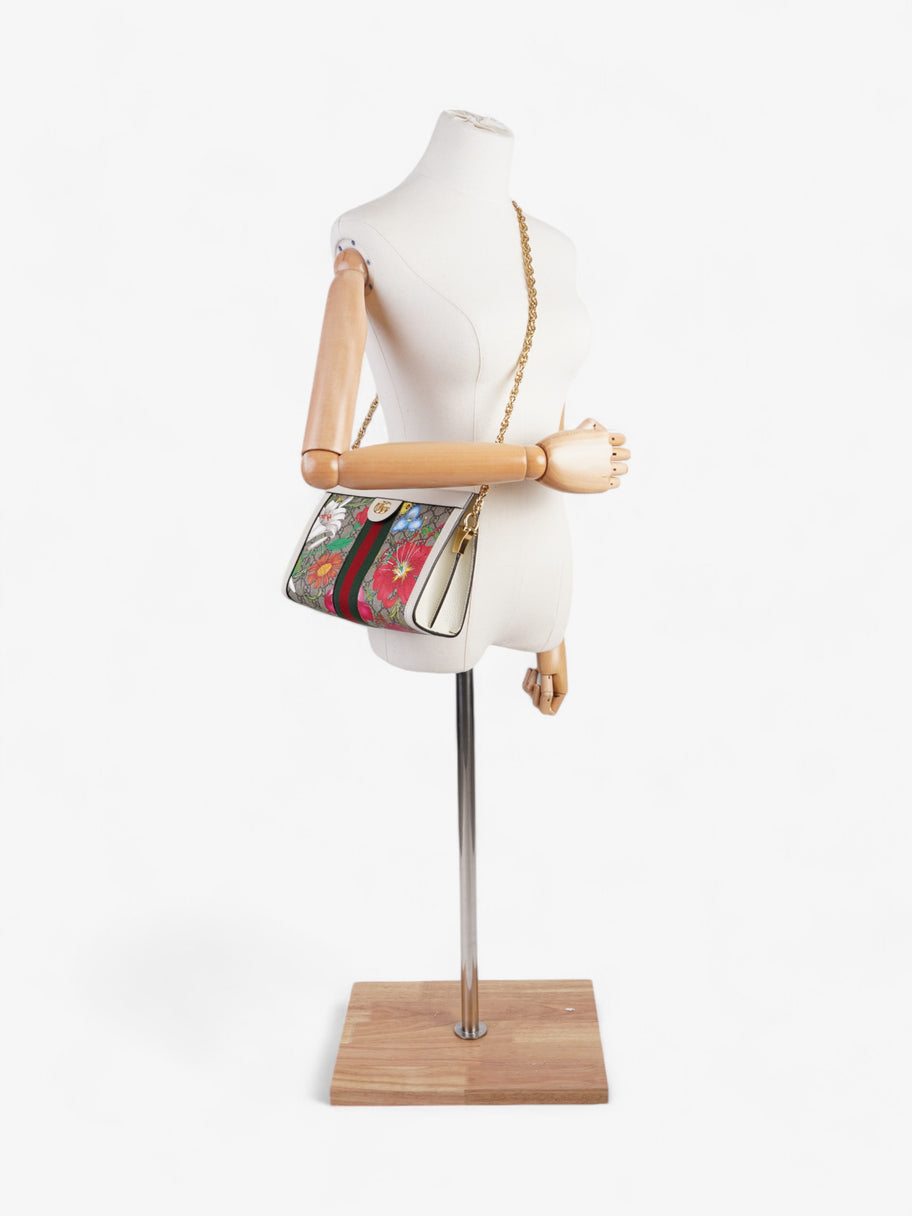 Gucci GG Flora Ophidia GG Supreme / White / Multicoloured Canvas Image 2