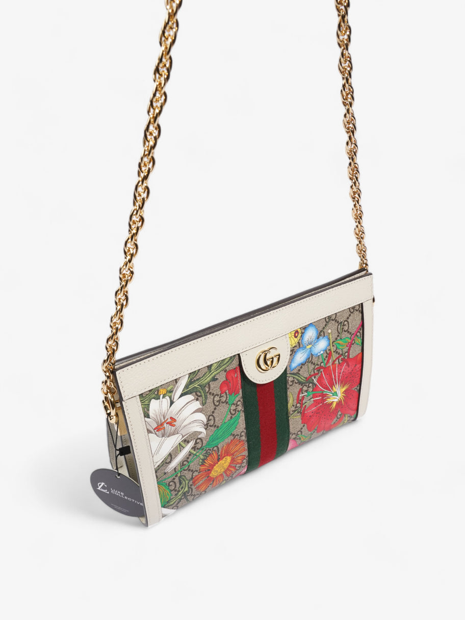 Gucci GG Flora Ophidia GG Supreme / White / Multicoloured Canvas Image 9