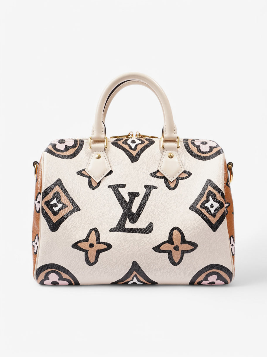 Louis Vuitton Speedy Bandouliere Cream / Brown Coated Canvas 25 Image 4