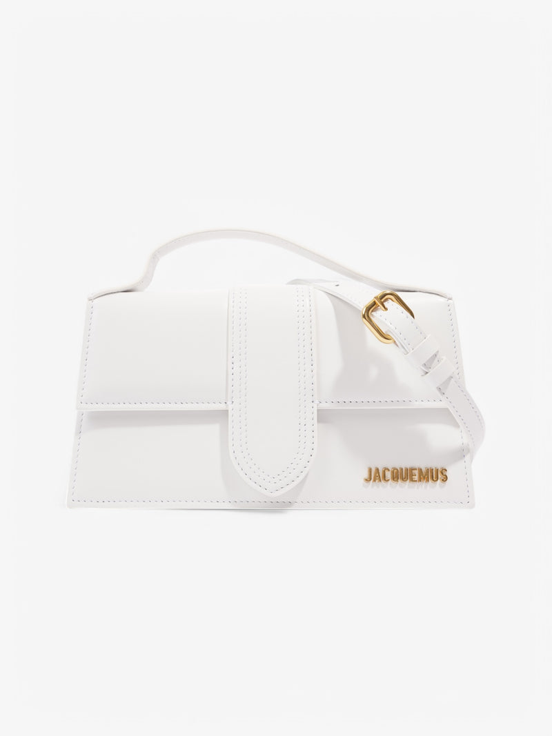  Jacquemus Le Bambino White  Leather Grande