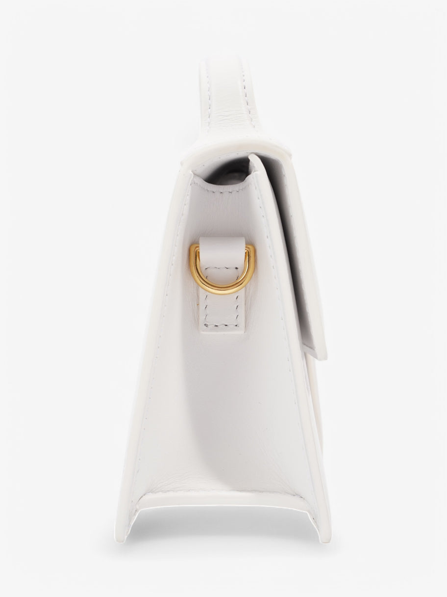Jacquemus Le Bambino White  Leather Grande Image 5