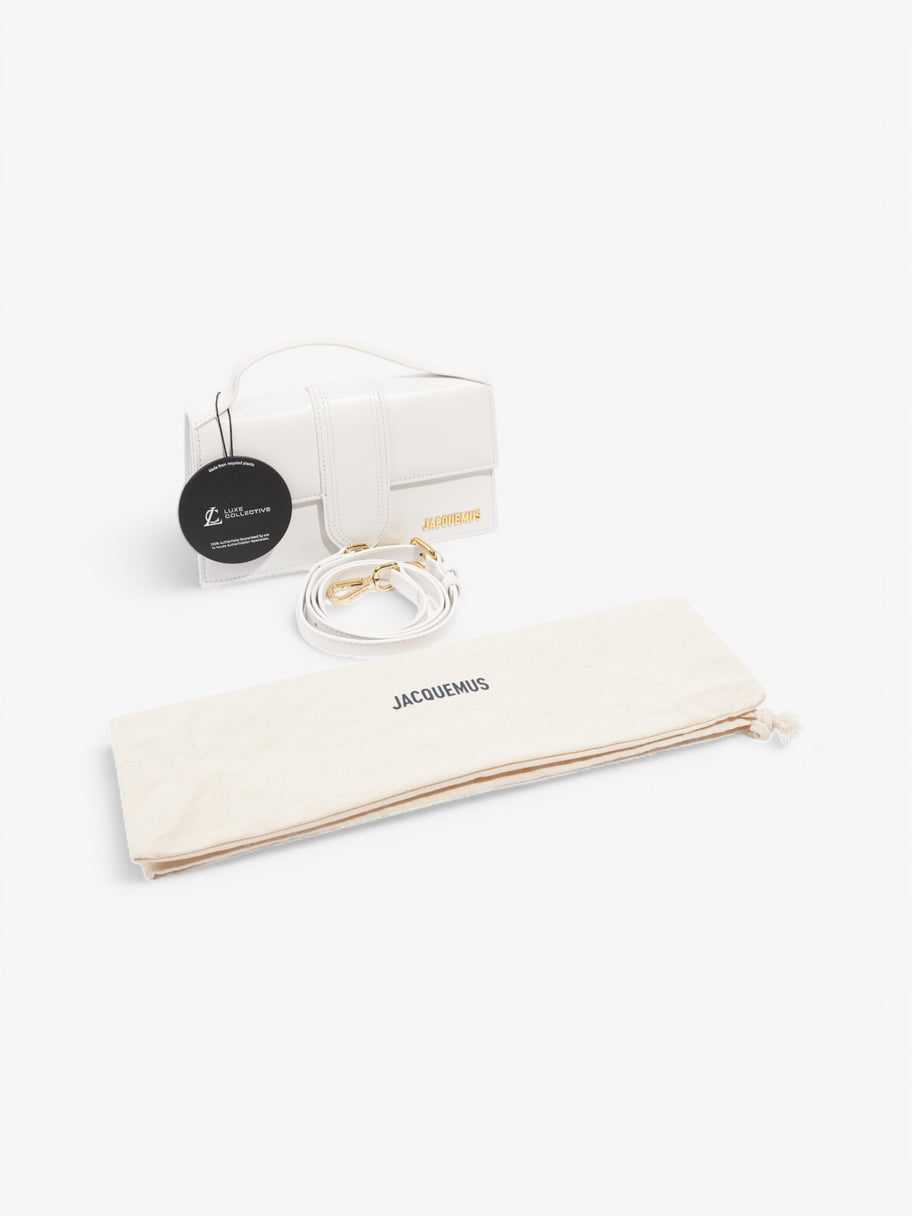 Jacquemus Le Bambino White  Leather Grande Image 9