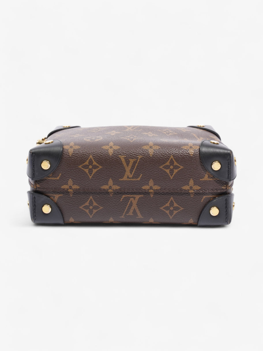 Louis Vuitton Petite Malle Monogram / Black Coated Canvas Image 6