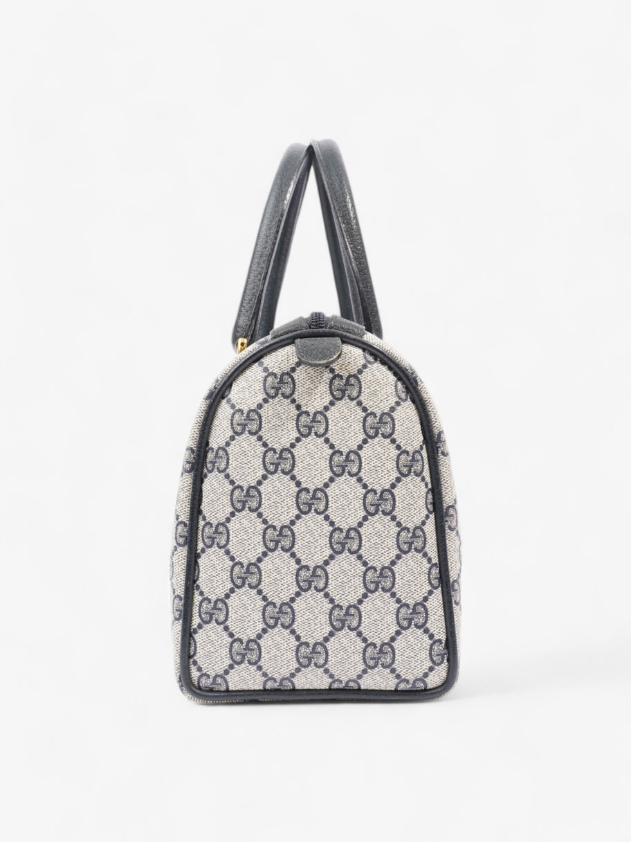 Gucci Vintage Web Doctors Bag GG Supreme / Navy Blue Canvas Image 3