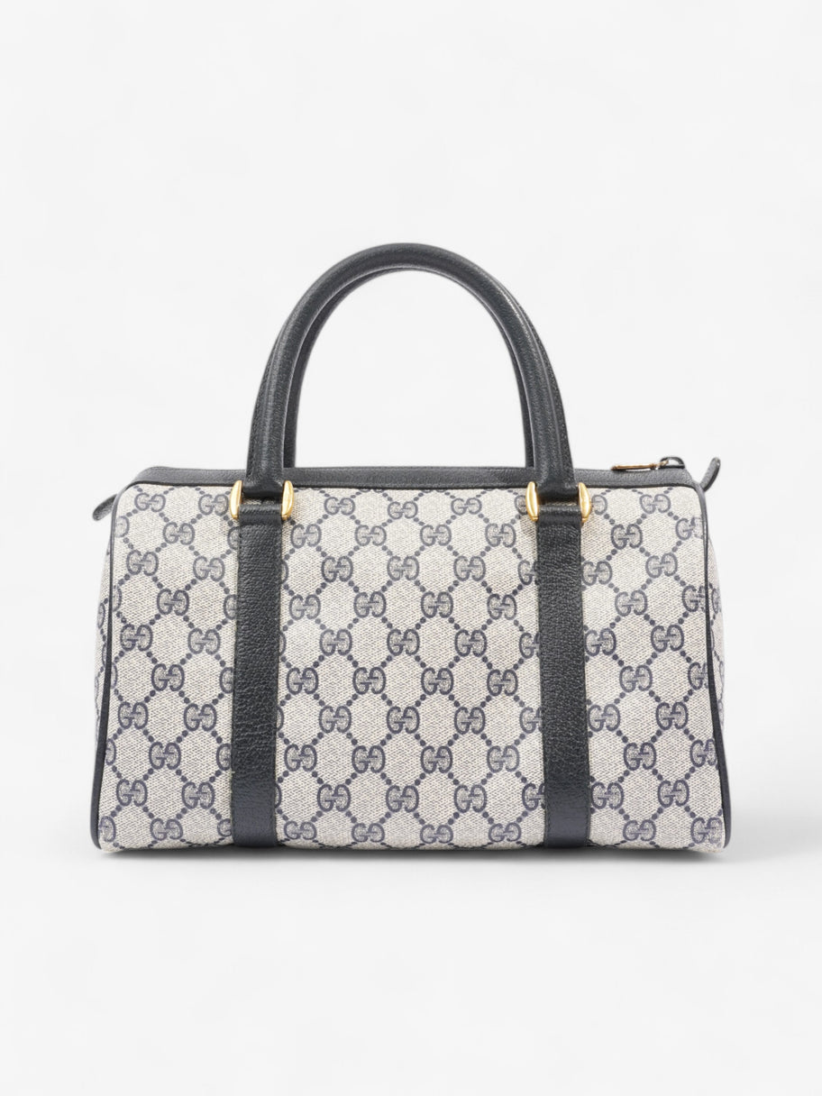 Gucci Vintage Web Doctors Bag GG Supreme / Navy Blue Canvas Image 4