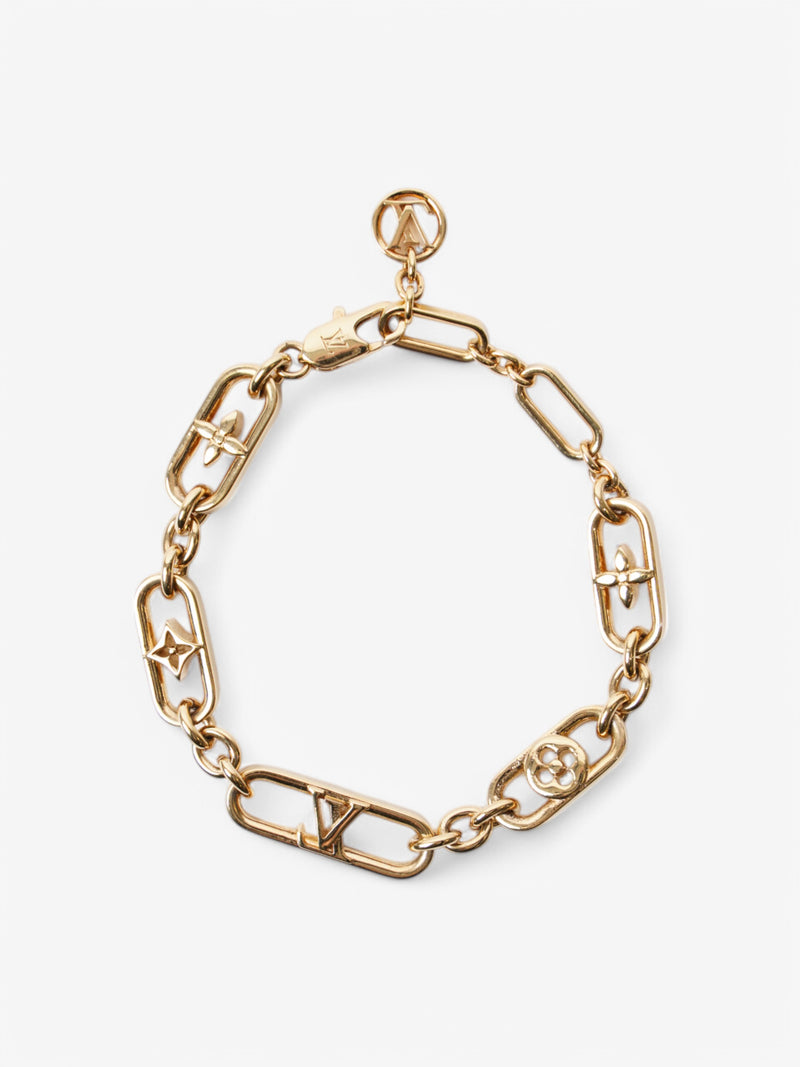  Louis Vuitton Bar Bracelet Gold Base Metal