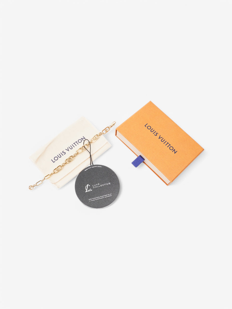 Louis Vuitton Bar Bracelet Gold Base Metal Image 6