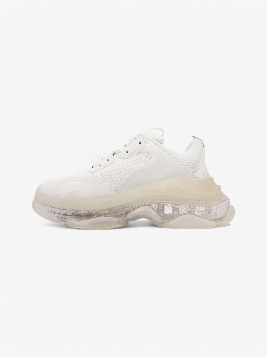 Balenciaga Triple S Clear Sole White  / Black Mesh EU 38 UK 5 Image 3