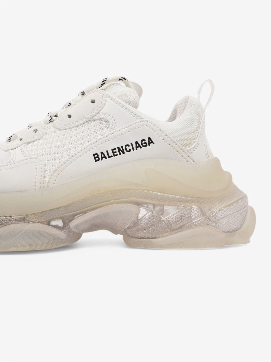 Balenciaga Triple S Clear Sole White  / Black Mesh EU 38 UK 5 Image 9