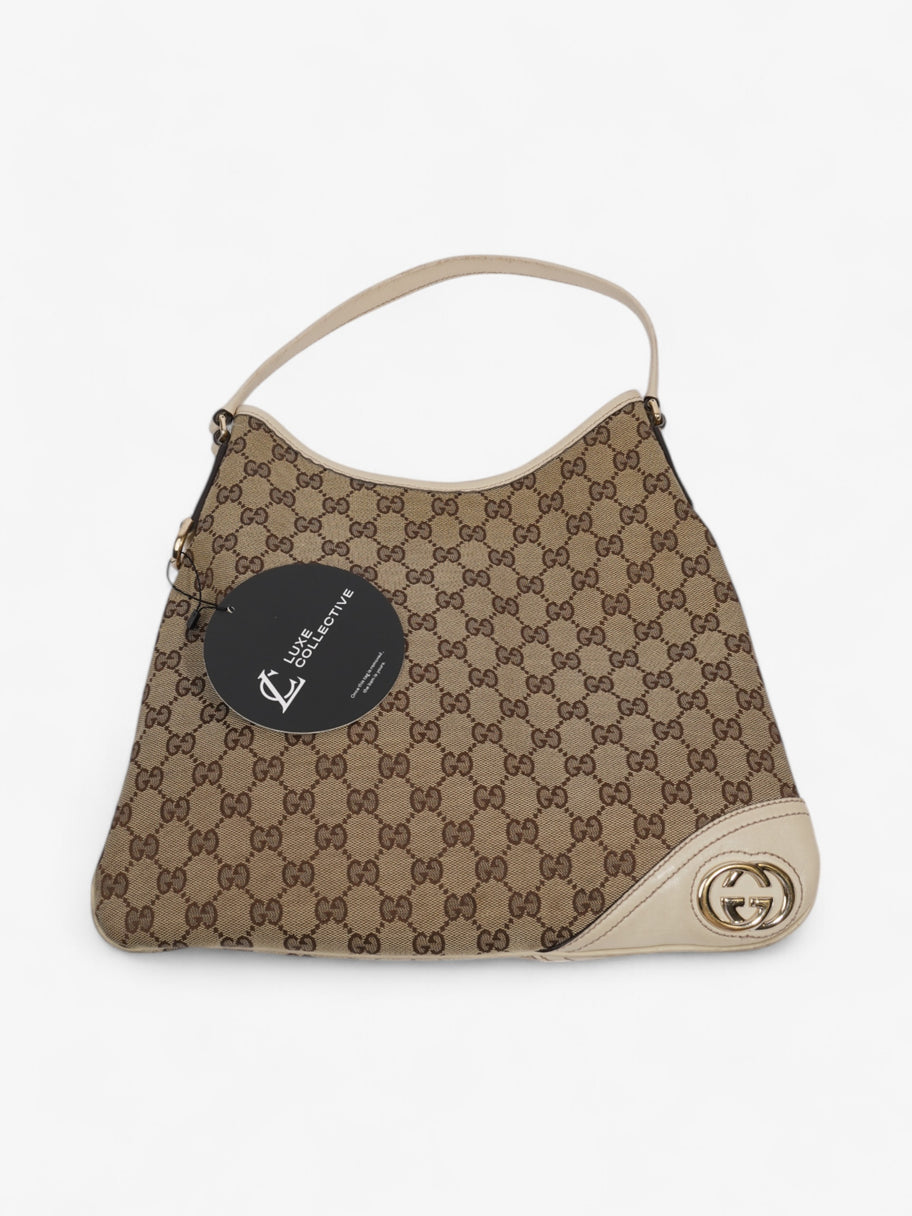 Gucci Shoulder Bag GG Supreme / Beige Canvas Image 13