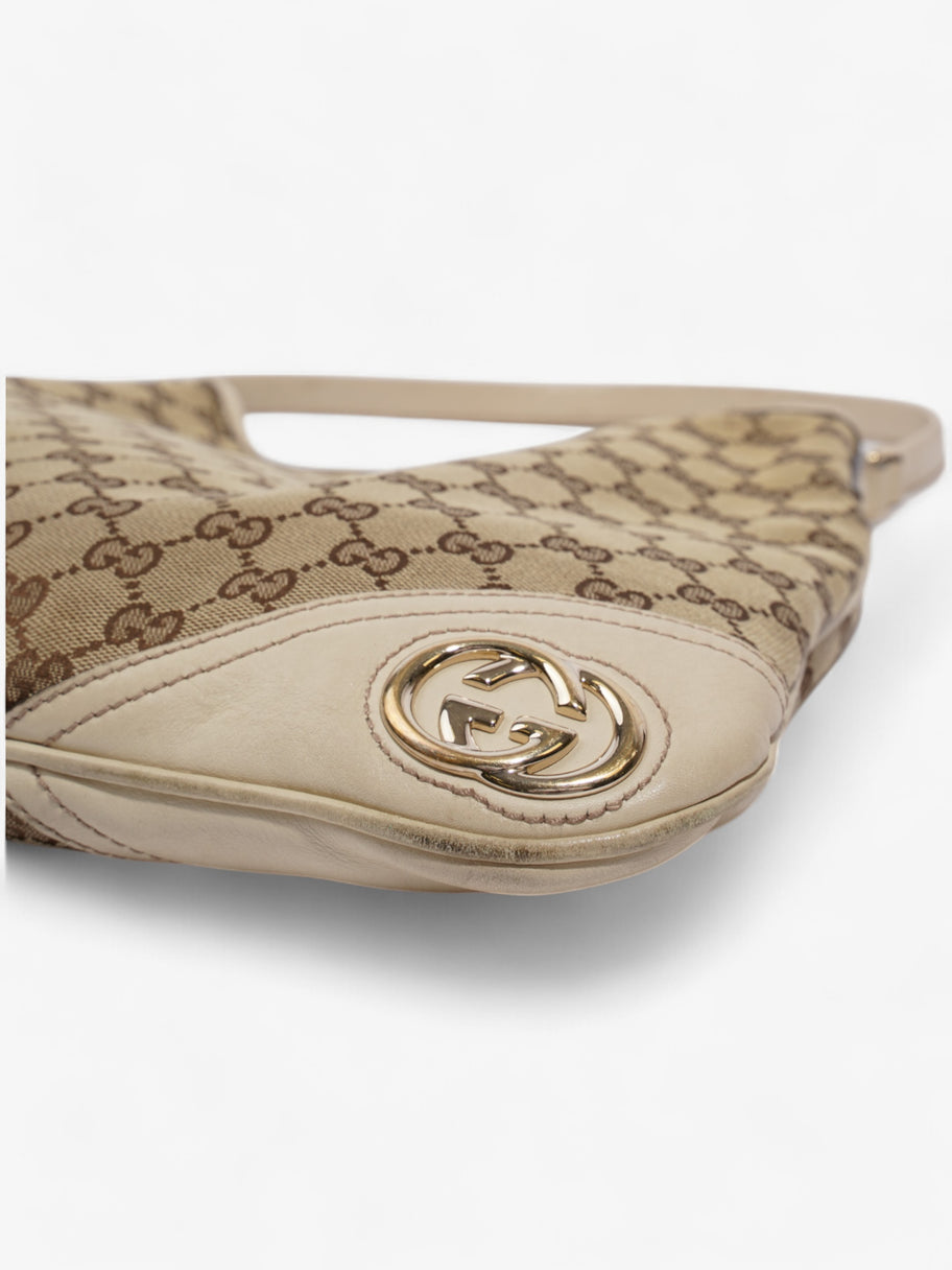Gucci Shoulder Bag GG Supreme / Beige Canvas Image 7
