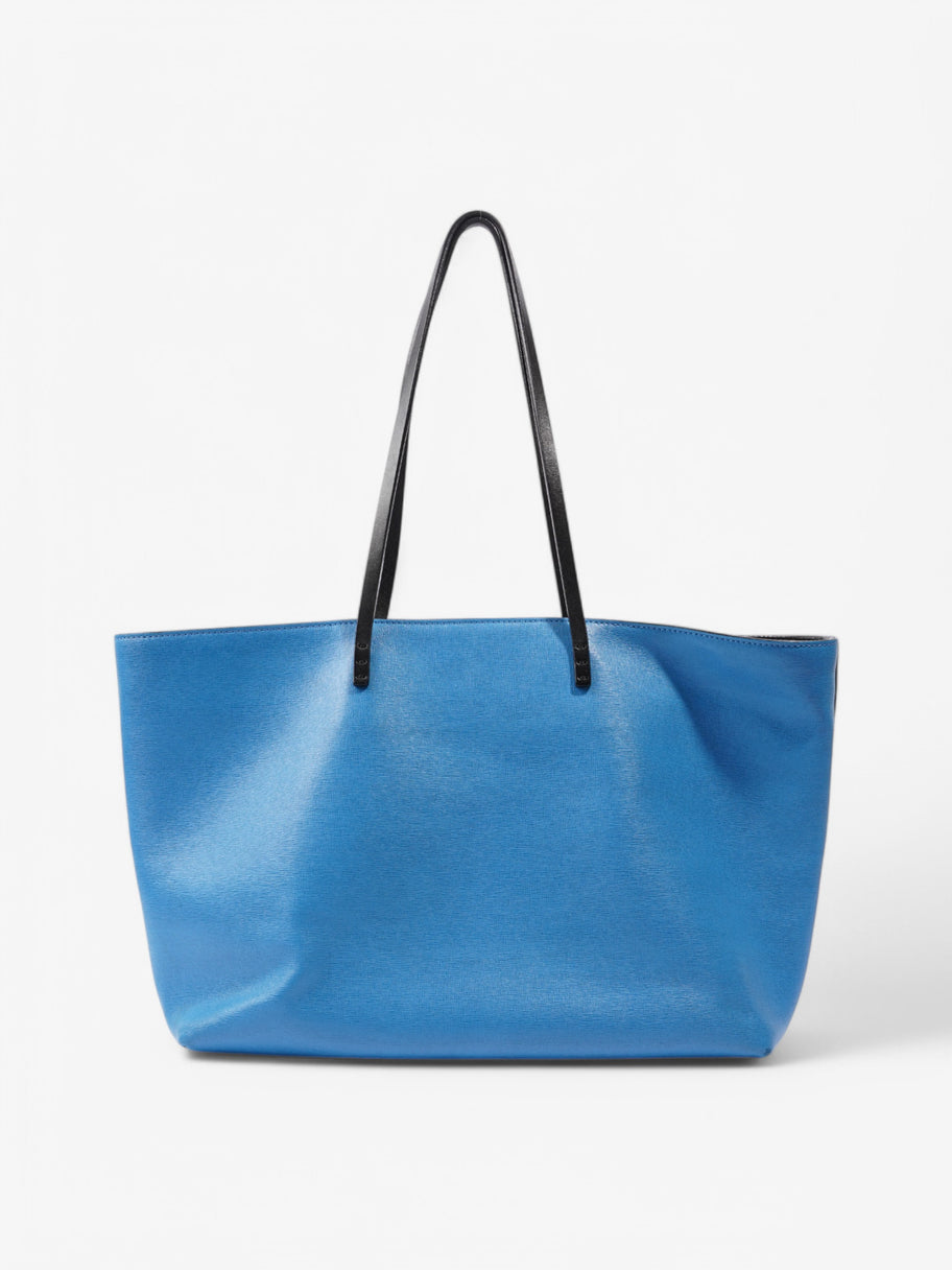 Fendi Monster Tote Blue Leather Image 4