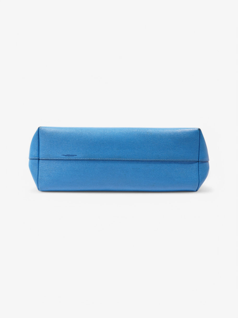 Fendi Monster Tote Blue Leather Image 6