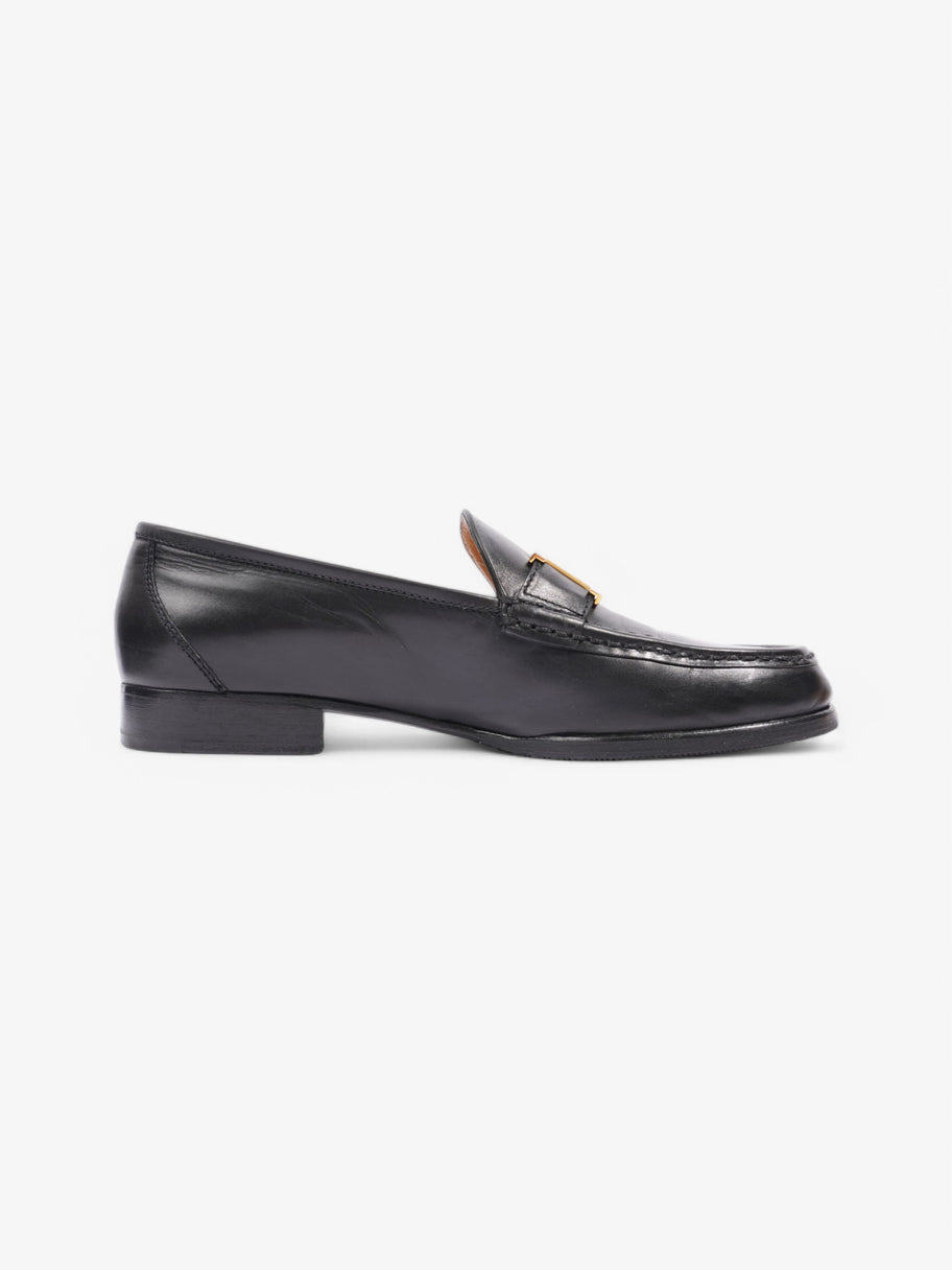 Hermes Faubourg Loafers Black Leather EU 38 UK 5 Image 4