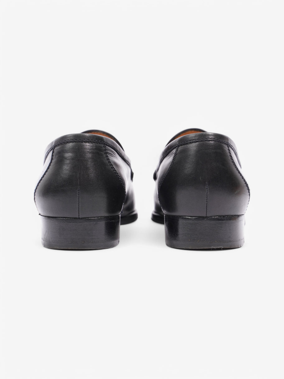 Hermes Faubourg Loafers Black Leather EU 38 UK 5 Image 6