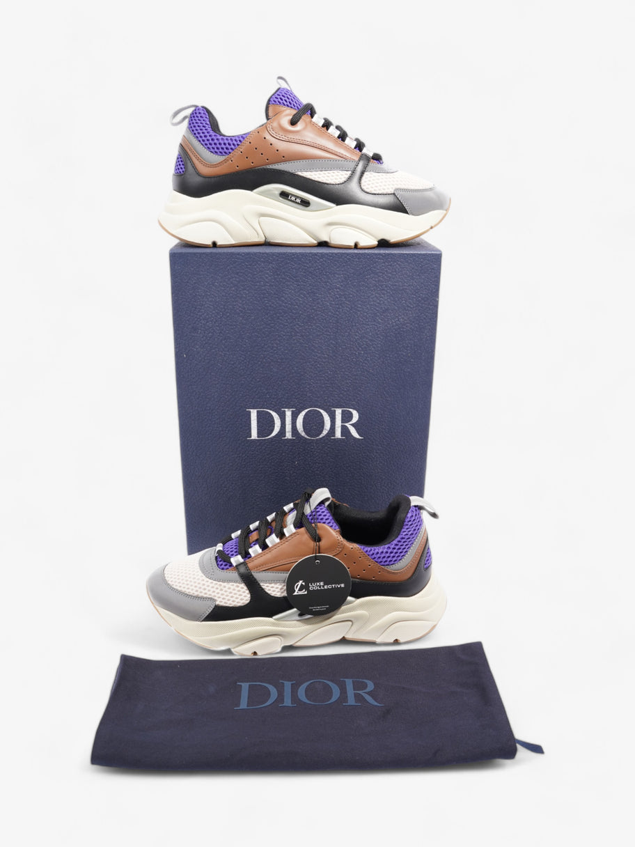Christian Dior B22 Brown / Purple / Black Mesh EU 41 UK 7 Image 10
