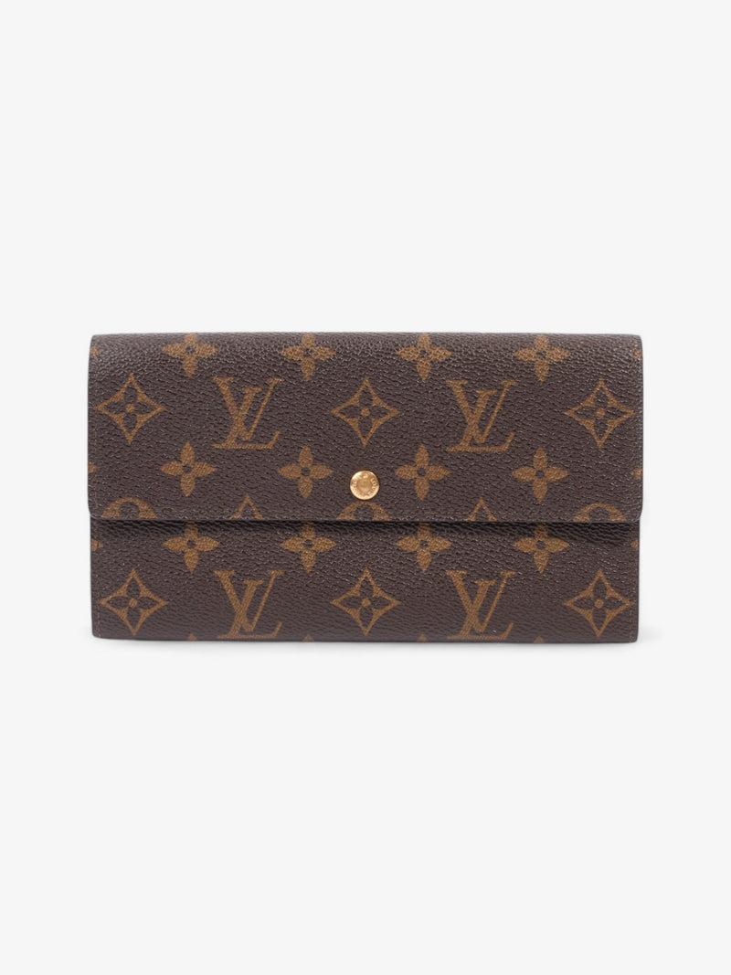  Louis Vuitton Sarah Wallet Monogram Coated Canvas