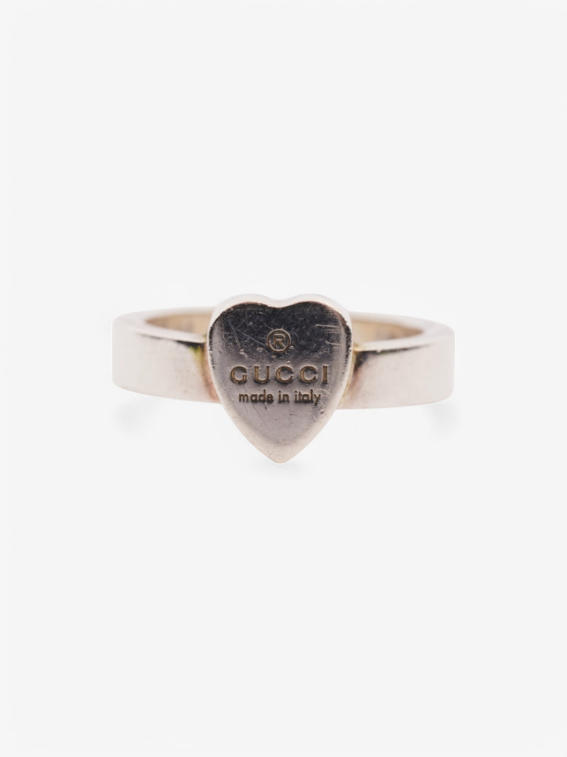  Gucci Trademark Heart Ring Silver Silver Sterling 13