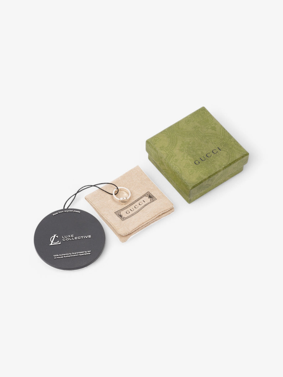 Gucci Trademark Heart Ring Silver Silver Sterling 13 Image 5