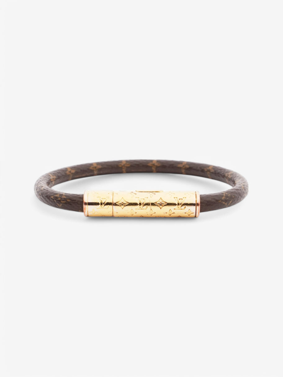 Louis Vuitton Leather Bracelet Monogram Coated Canvas Image 1