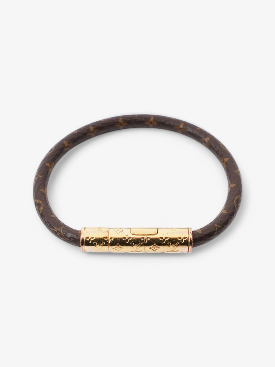 Louis Vuitton Leather Bracelet Monogram Coated Canvas Image 2