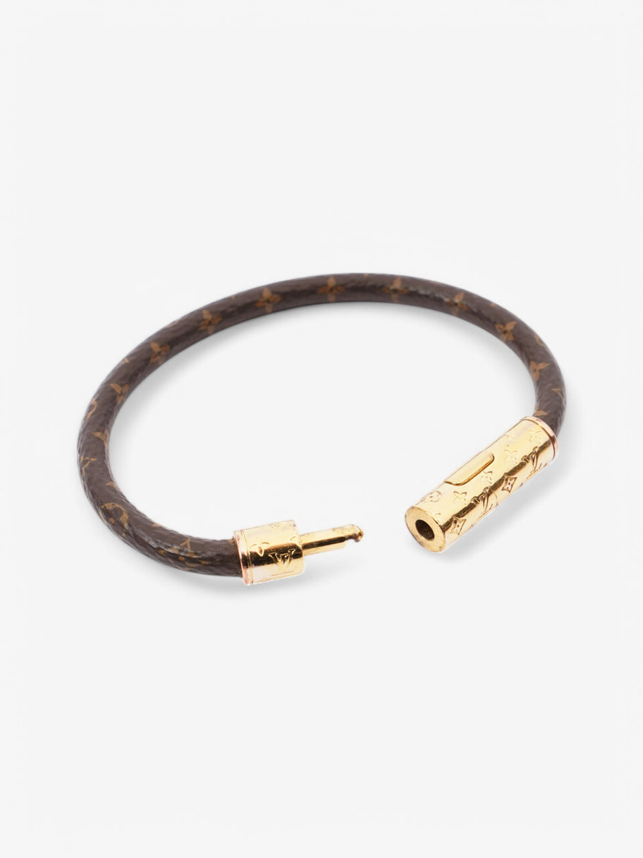 Louis Vuitton Leather Bracelet Monogram Coated Canvas Image 3