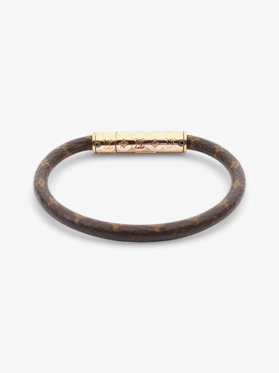 Louis Vuitton Leather Bracelet Monogram Coated Canvas Image 4