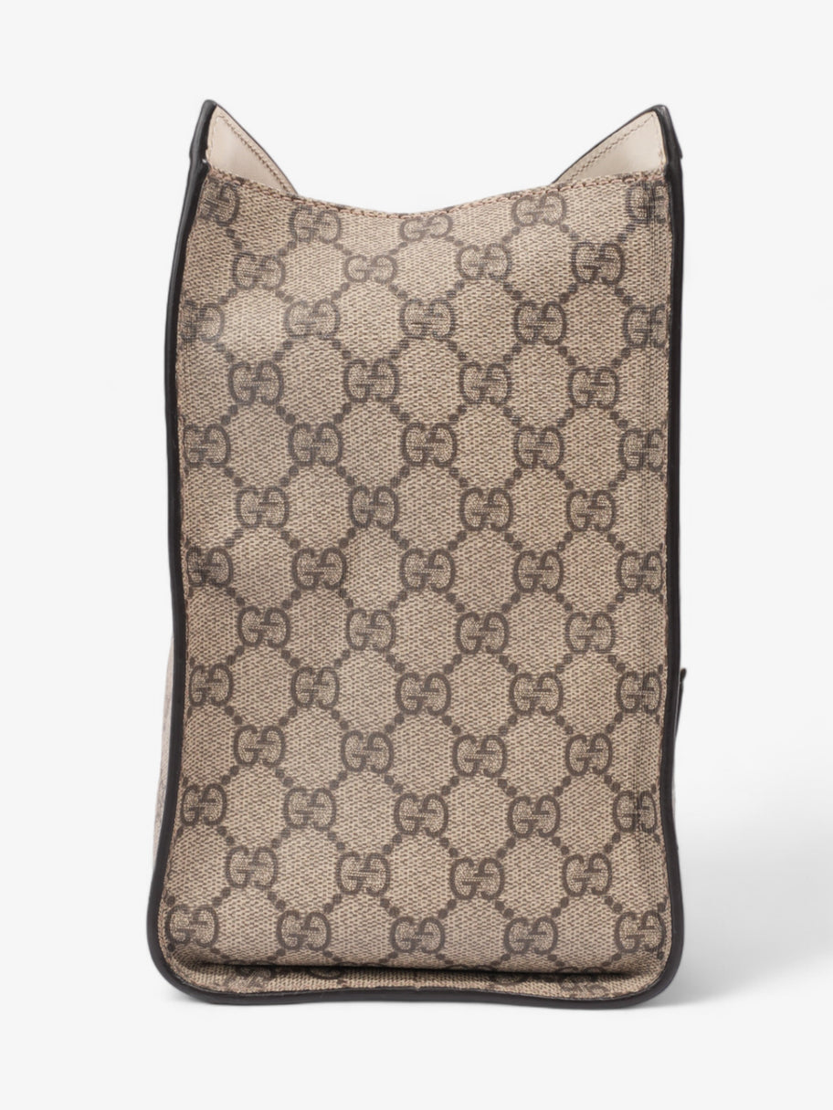 Gucci Padlock Beige And Ebony GG Supreme / Cream Coated Canvas Small Image 5