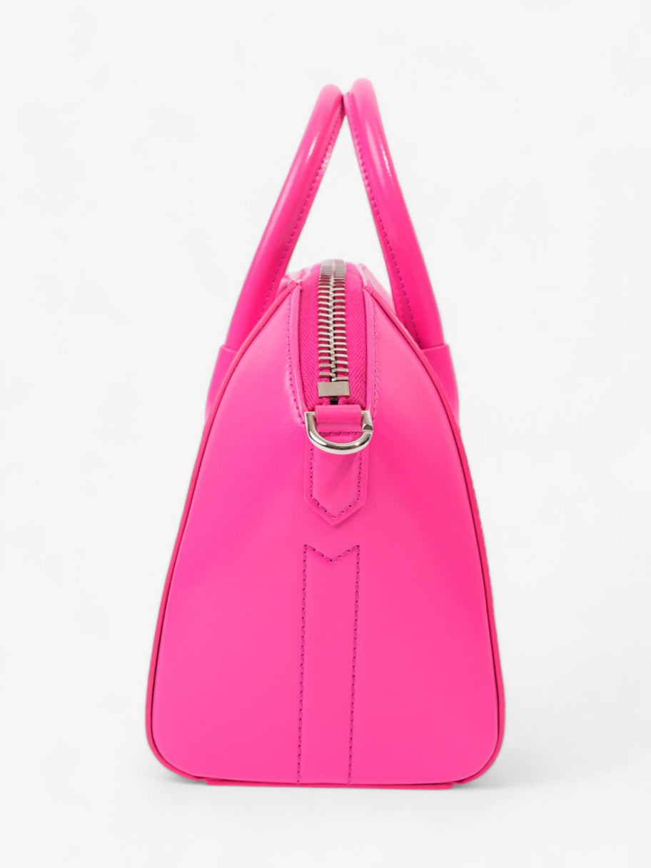 Givenchy Antigona Neon Pink Calfskin Leather Mini Image 3
